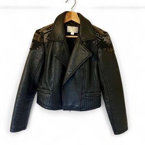 Faux Leather Jacket